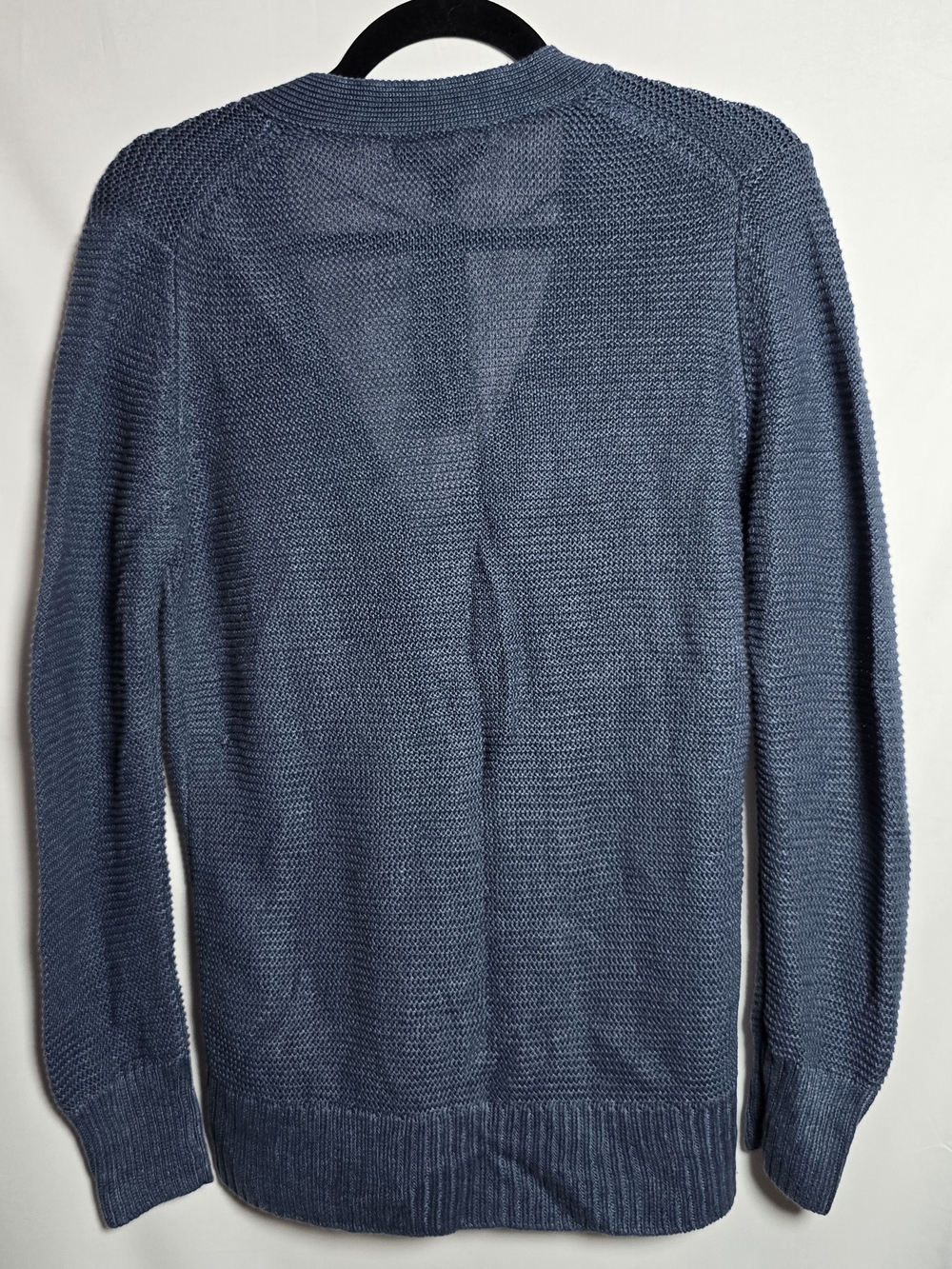 NWT Banana Republic 100% Italian Linen Blue V-Neck Button Cardigan, S - Picture 6 of 6